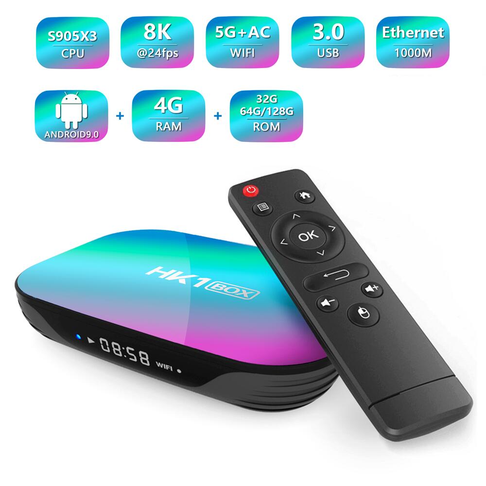 HK1 BOX Amlogic S905X3 streaming player China manufacturer factory