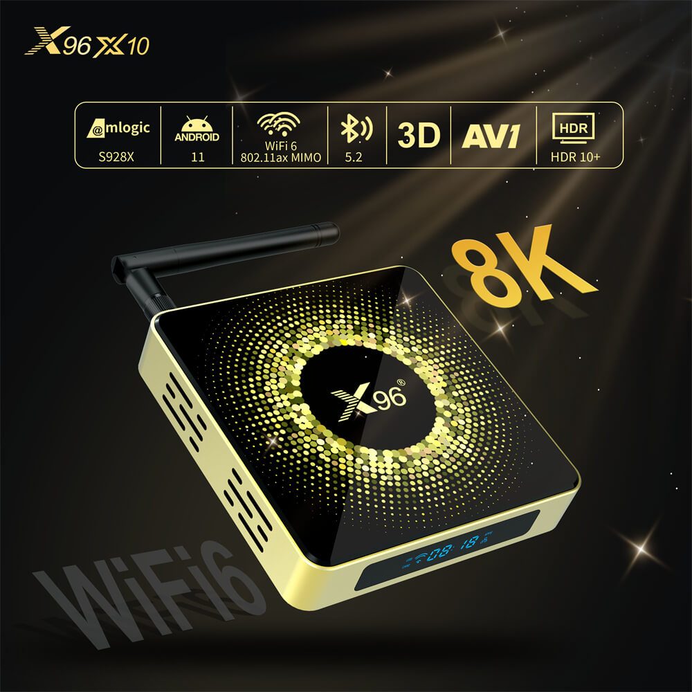 X96 X10 Amlogic S928X streaming player China manufacturer supplier