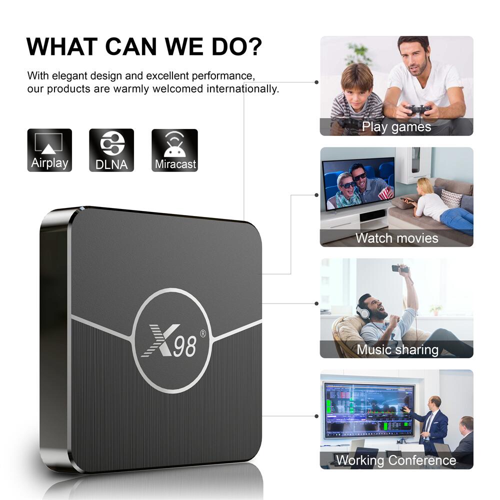 X98Plus Amlogic S905W2 android tv box China manufacturer ODM