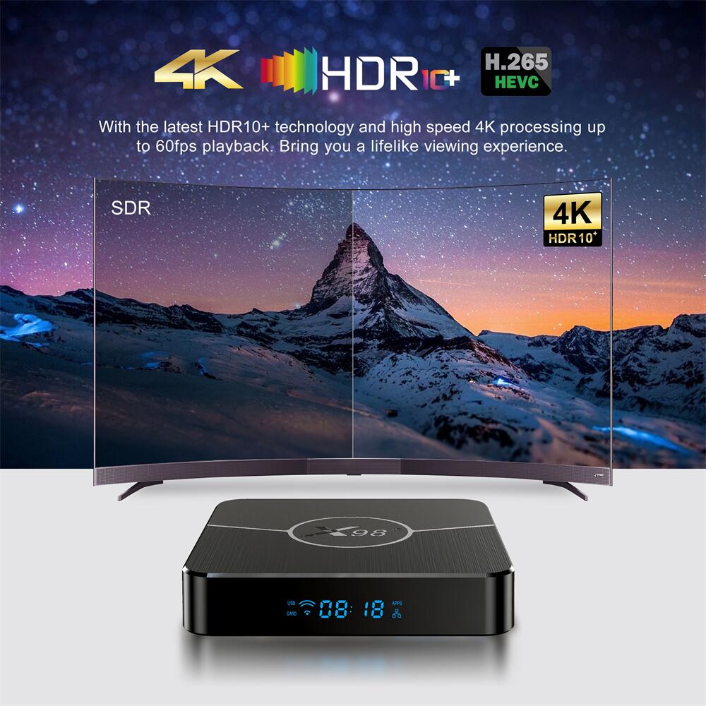 X98Plus Amlogic S905W2 android tv box China manufacturer ODM