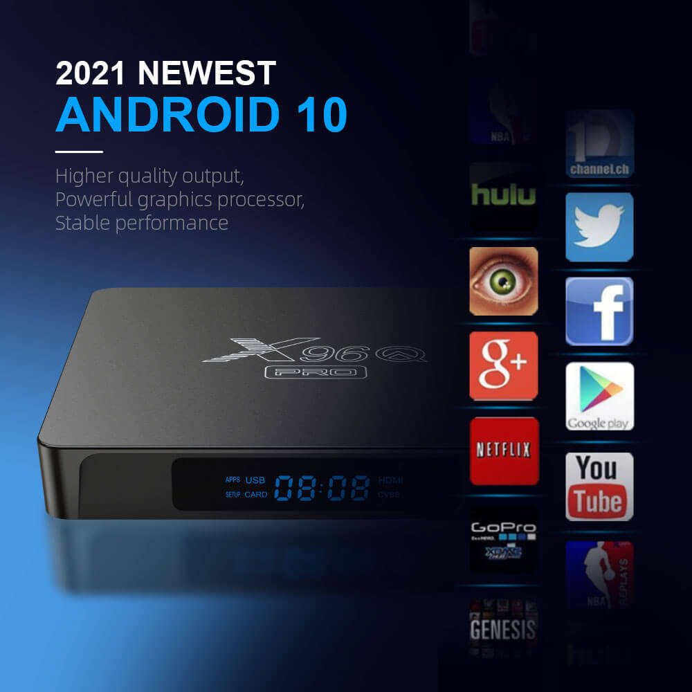 X96Q Pro Allwinner H313 android tv box China manufacturer