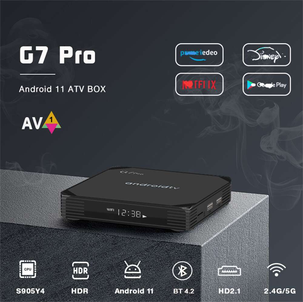 G7 Pro Amlogic S905 y4 IPTV盒中国制造工厂