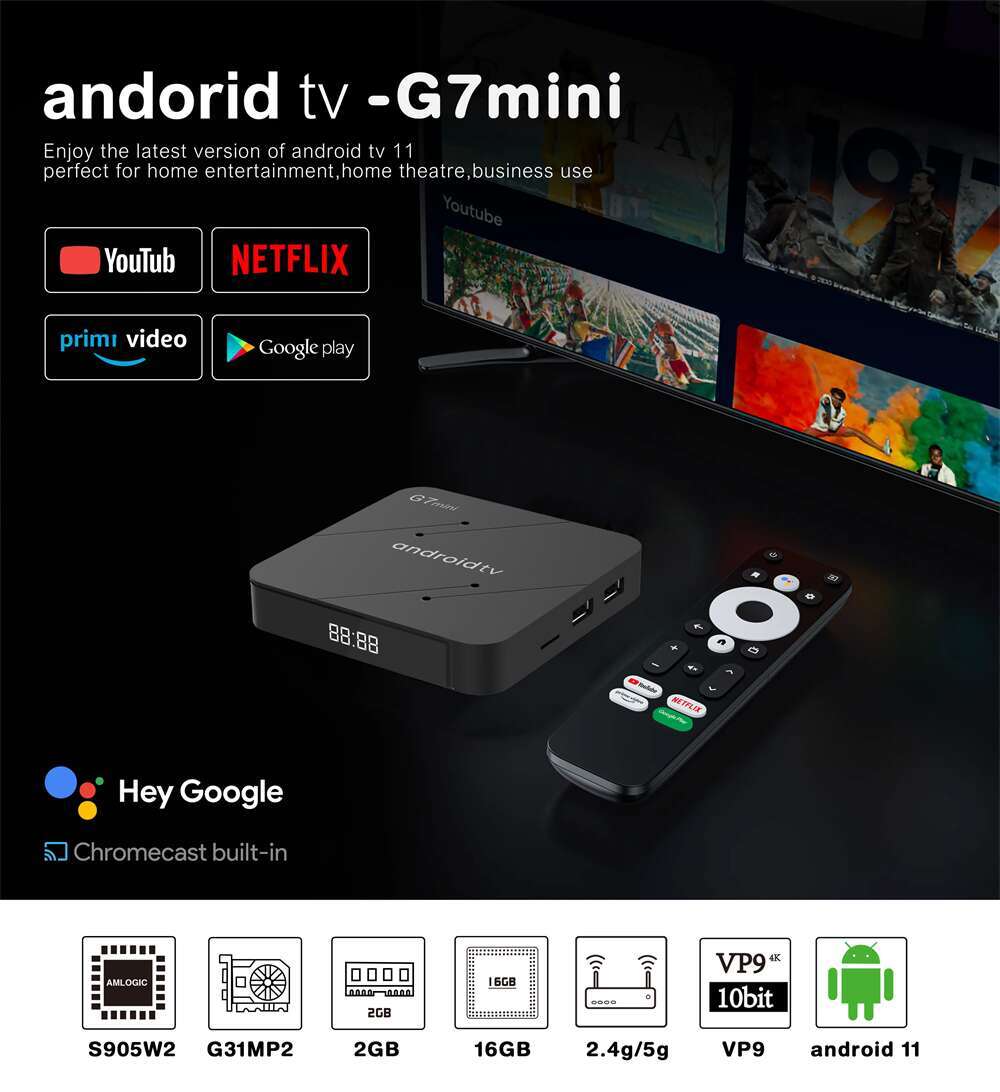 G7mini Amlogic S905W2 ott tv box China manufacturer OEM