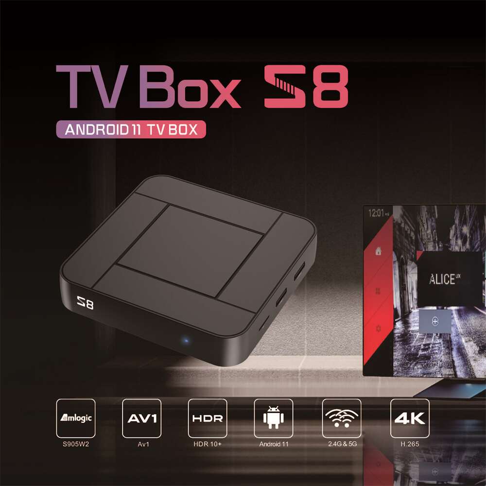 S8 Amlogic S905W2 streaming player China manufacturer factory