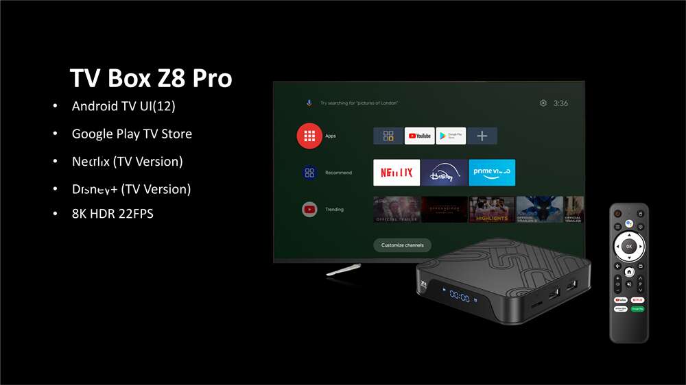 Z8 pro Allwinner H618 akış oynatıcısı Çin üreticisi OEM