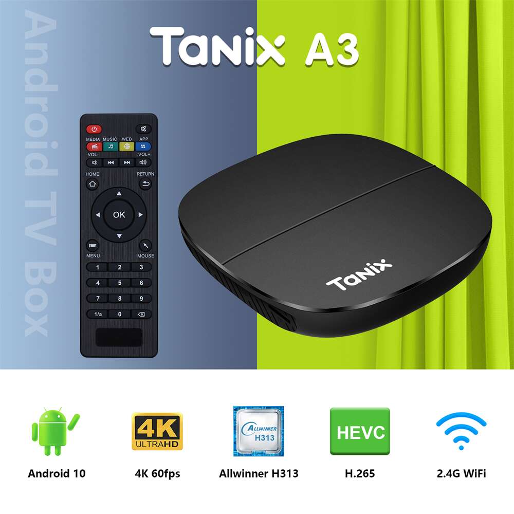 Tanix A3 Allwinner H313 android tv box China manufacturer supplier