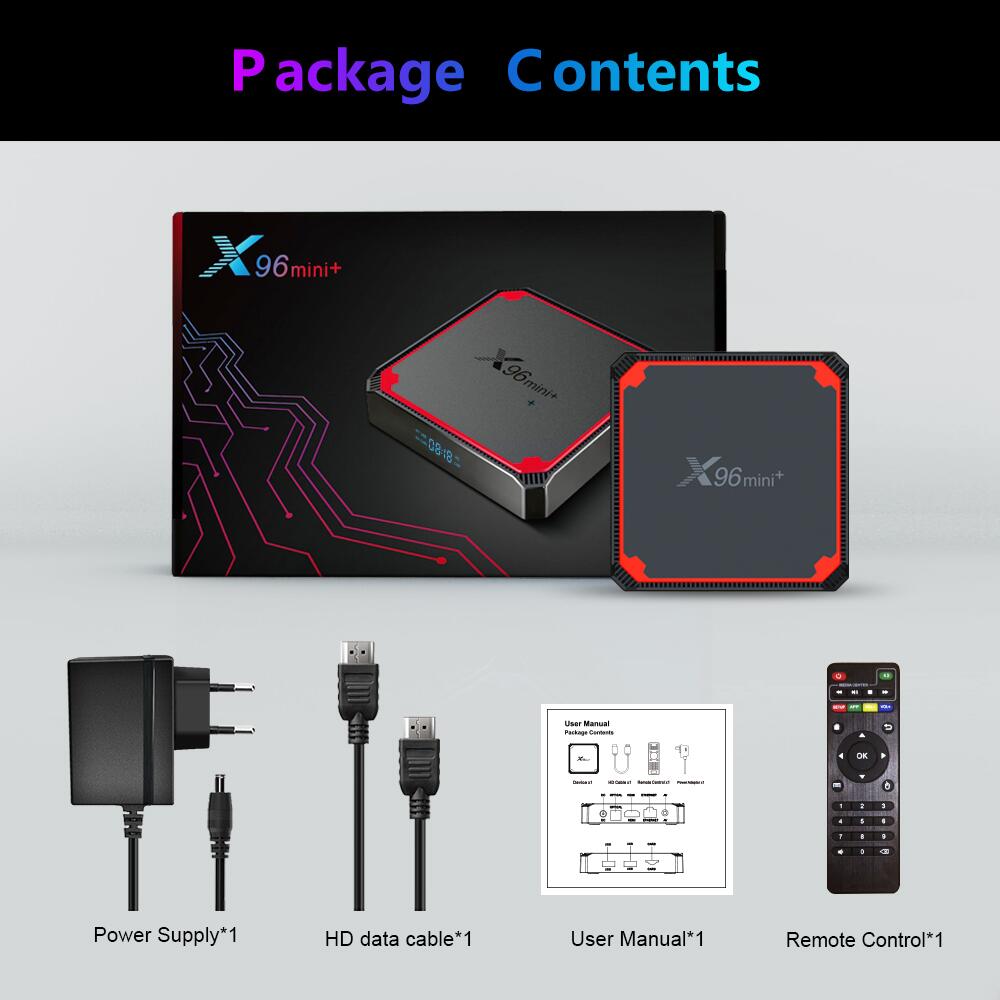 X96mini+ Amlogic S905W4 ott tv box China manufacturer OEM