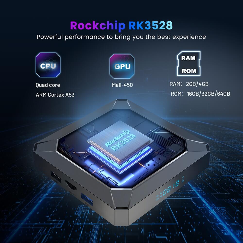 الصين X98K RockChip RK3528 مربع التلفزيون الروبوت المصنعين الموردين