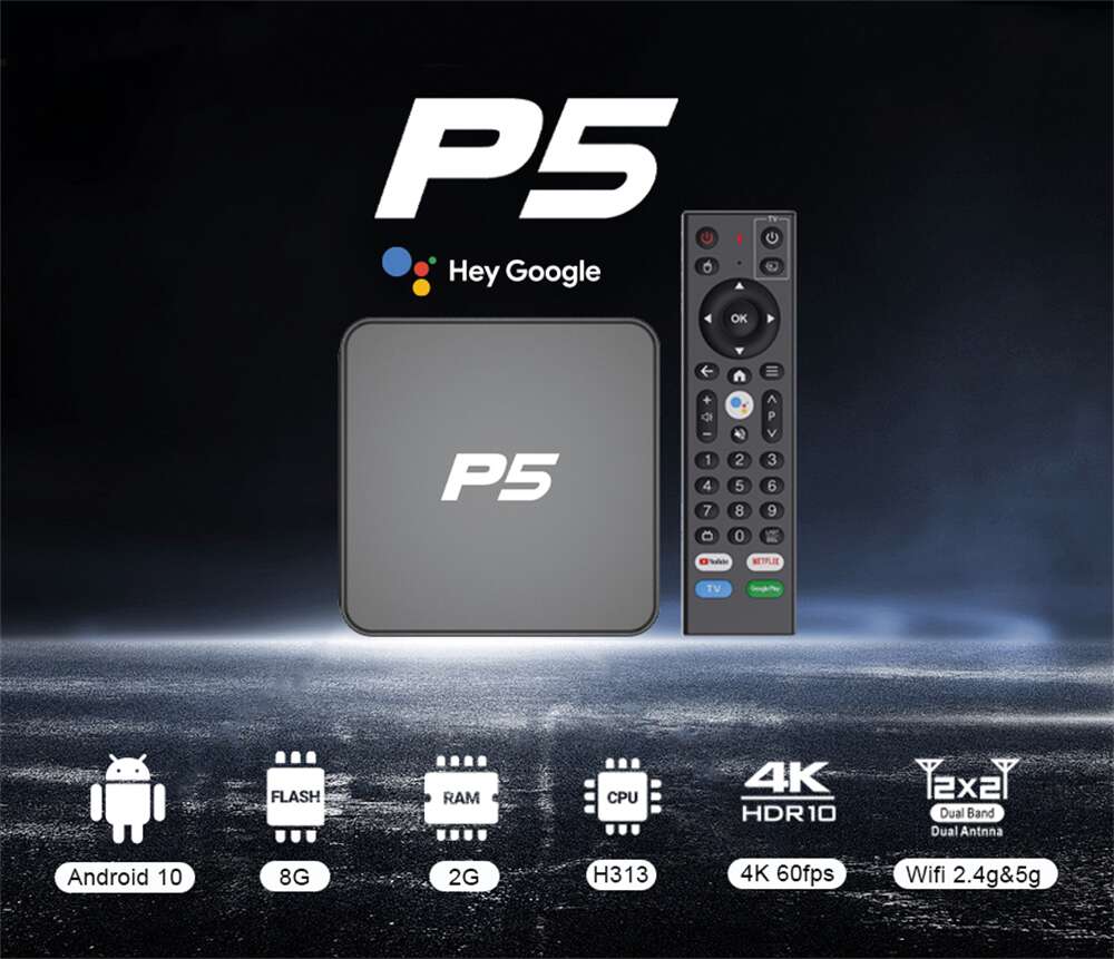 ODM P5 Allwinner H313 android tv box by china manufacturer