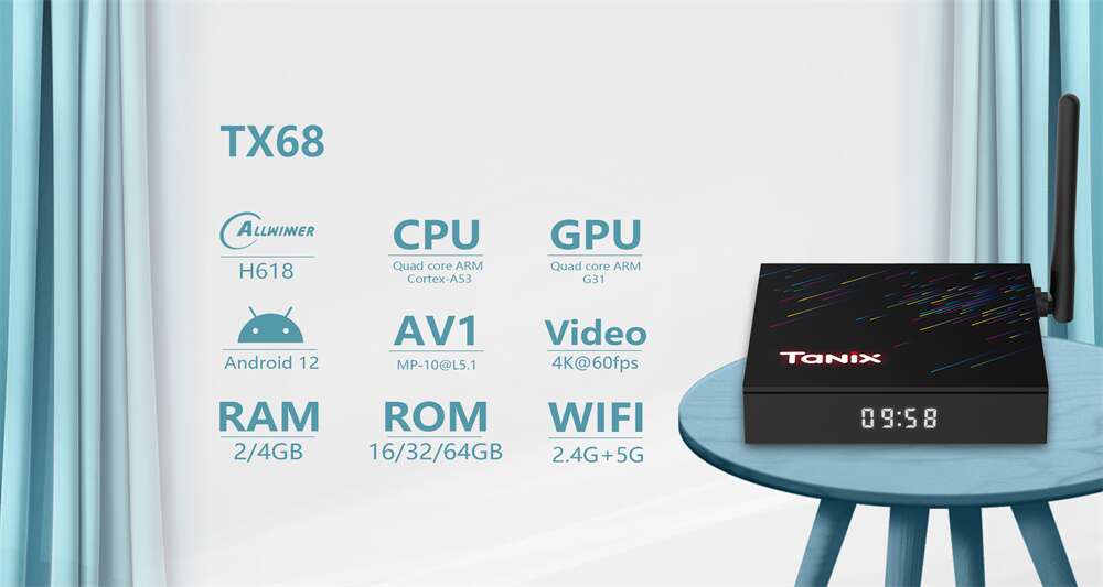 Newly Launched Tanix TX68  set top boxes for Optimal Viewing