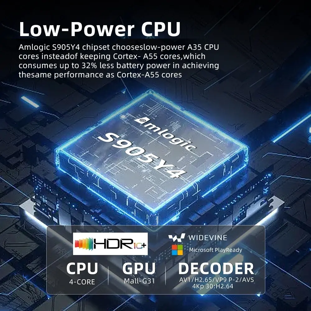 GD1 Google Certified Amlogic S905y4 android smart tv stick OEM manufacturer 3