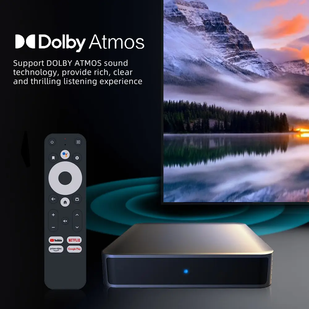 GD2 Google Certified Amlogic S905y4 tv boxes Product Image 3