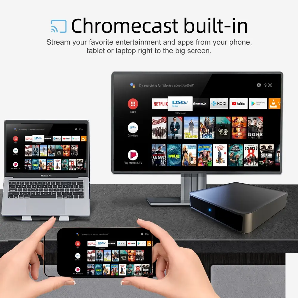 GD2 Google Certified Amlogic S905y4 tv boxes Specification 4