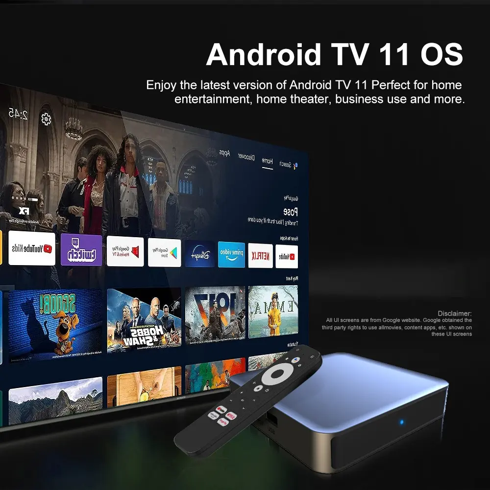 GD2 Google Certified Amlogic S905y4 tv boxes manufacturer 7