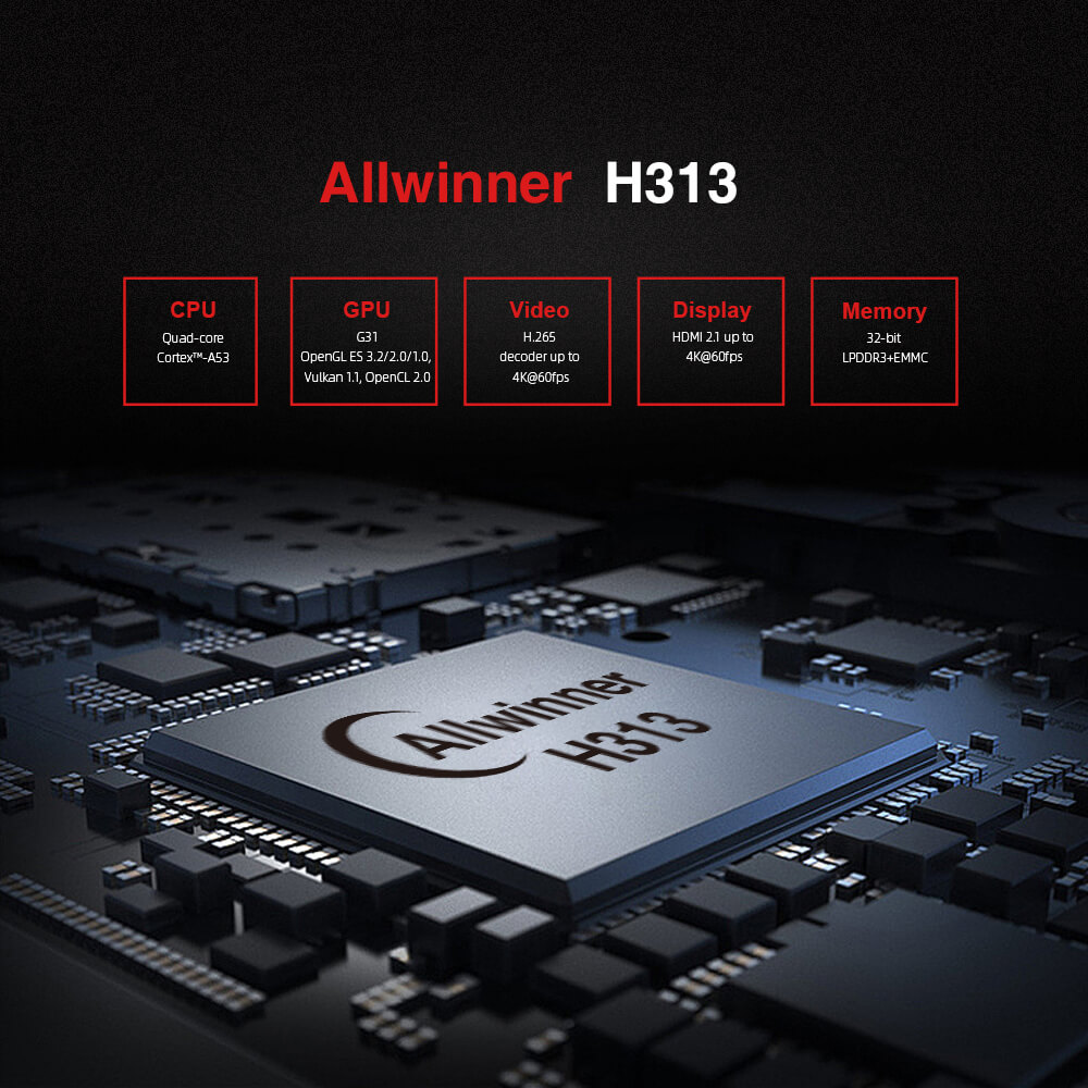 X96 S400 Allwinner H313 Android智能电视棒 ODM manufacturer 4