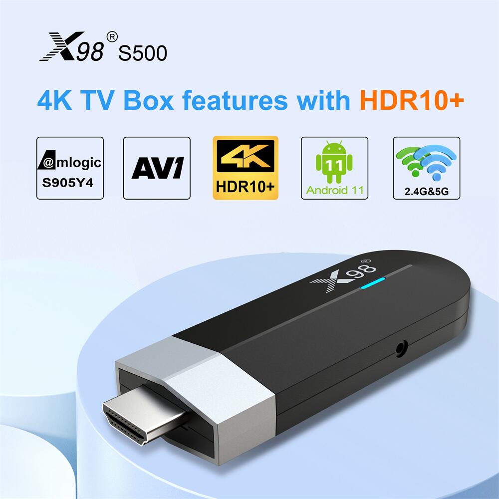 X98-S500 Amlogic S905y4 smart tv stick factory 1