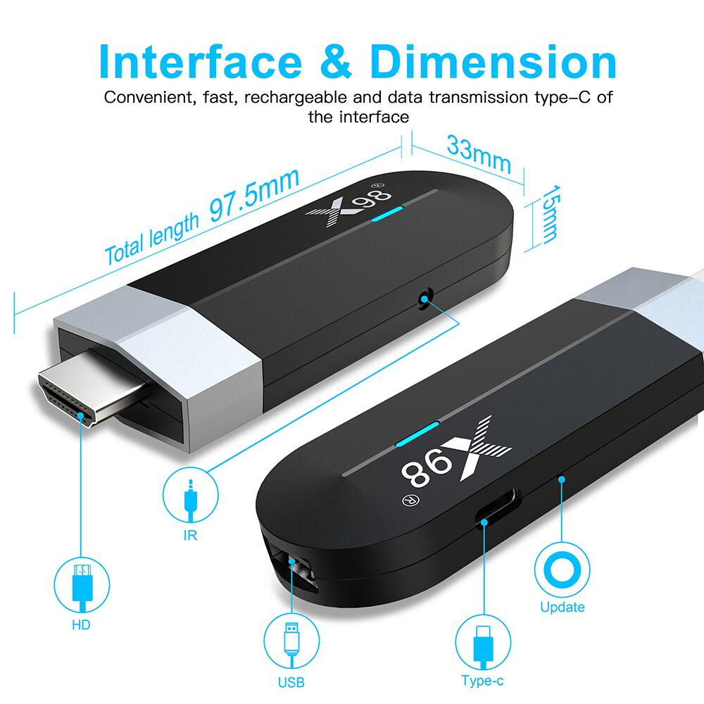 X98-S500 Amlogic S905y4 smart tv stick manufacturer 3