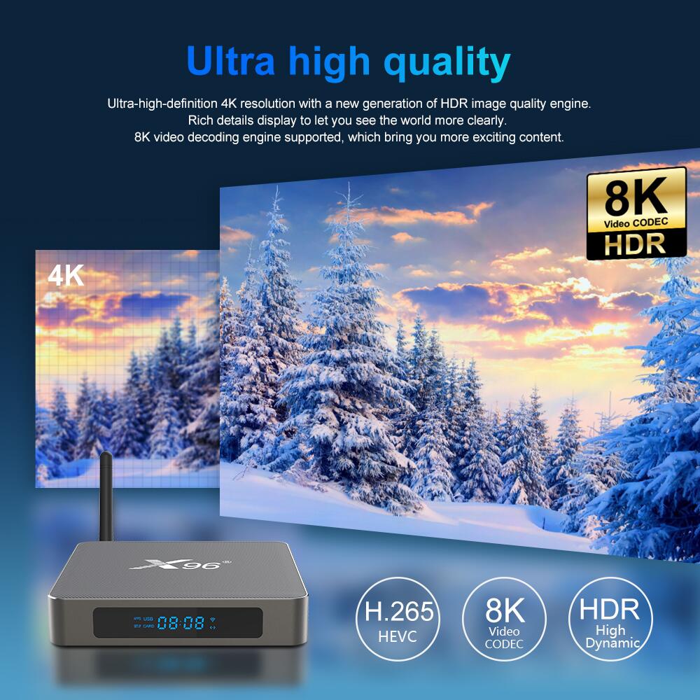 Rockchip RK3566 X96 X6 set top box manufacturer 12