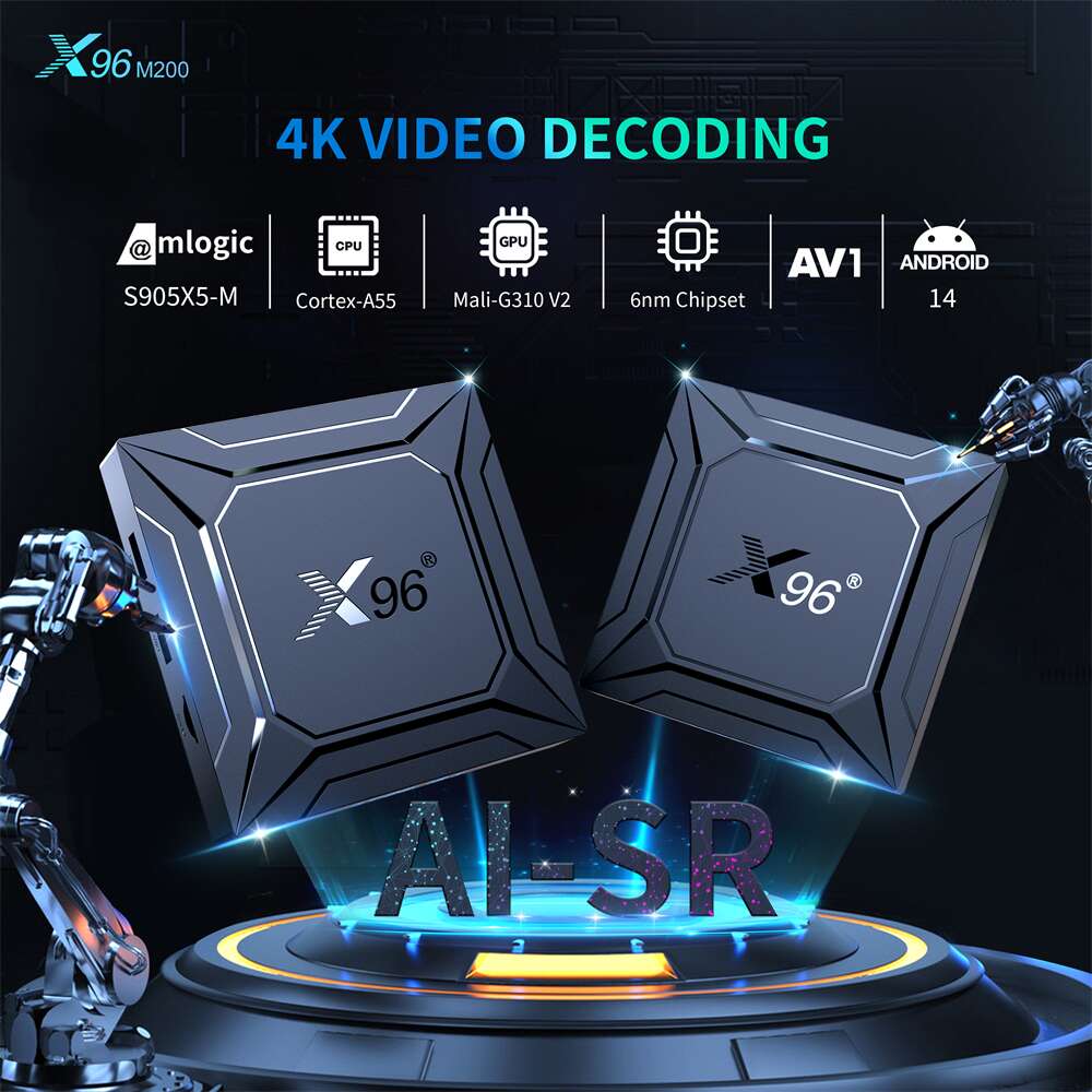 amlogic S905X5M X96 M200 media player box ODM manufacturer 1