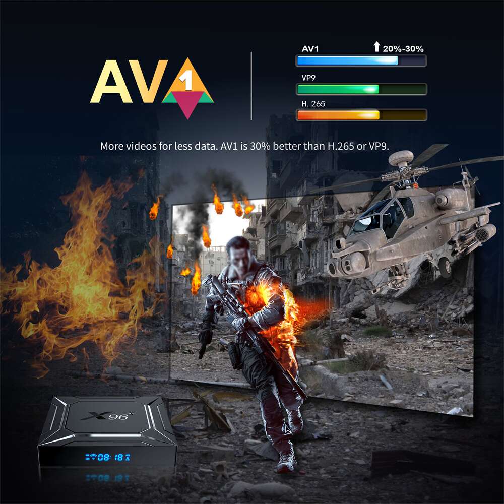 amlogic S905X5M X96 M200 media player box OEM manufacturer 6