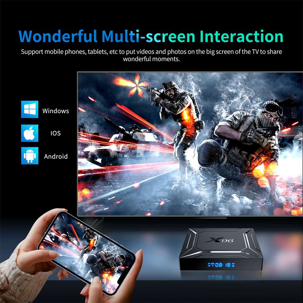 amlogic S905X5M X96 M200 media player box OEM manufacturer 9