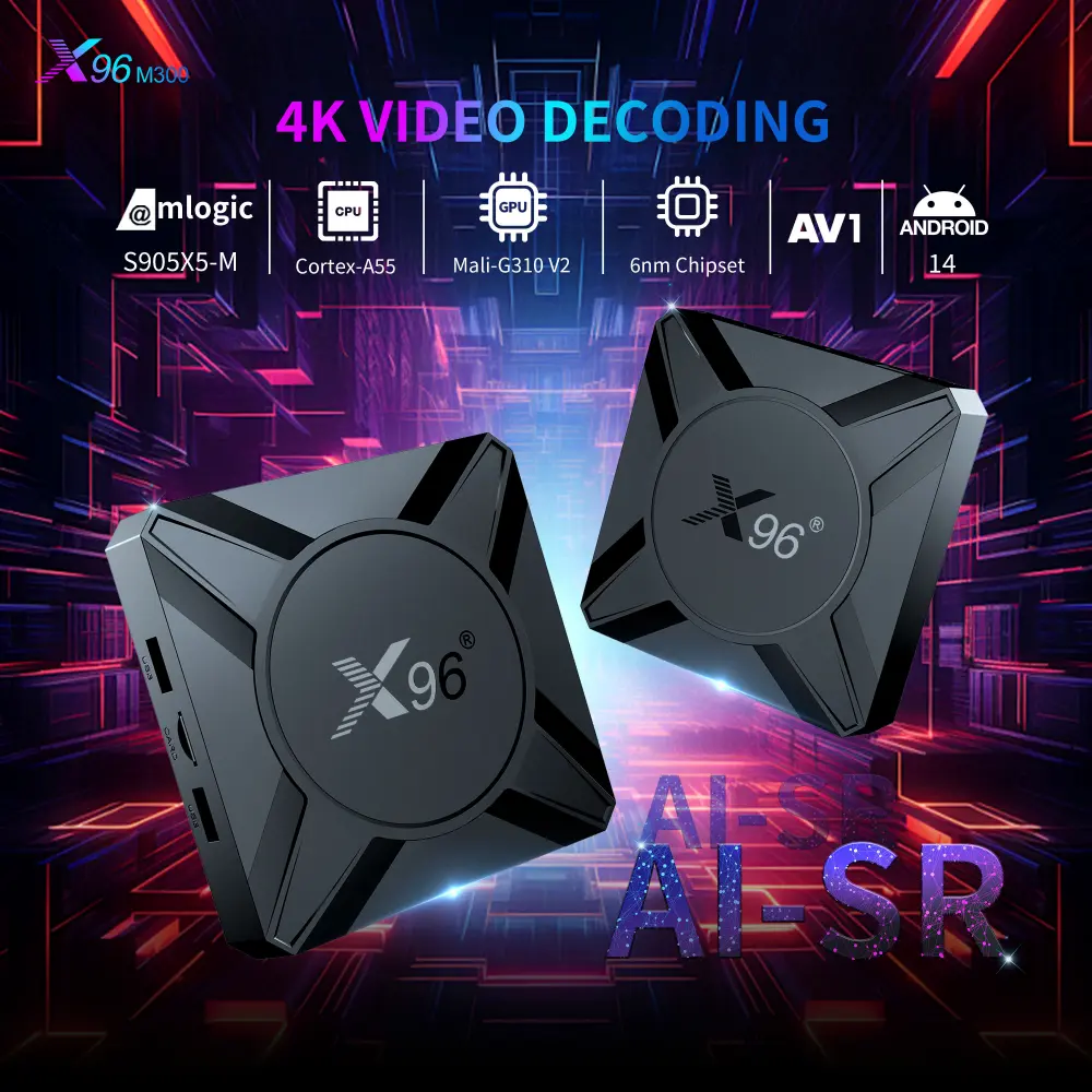 amlogic S905 X5 M X96 M300 Android电视盒 HD Photo 7