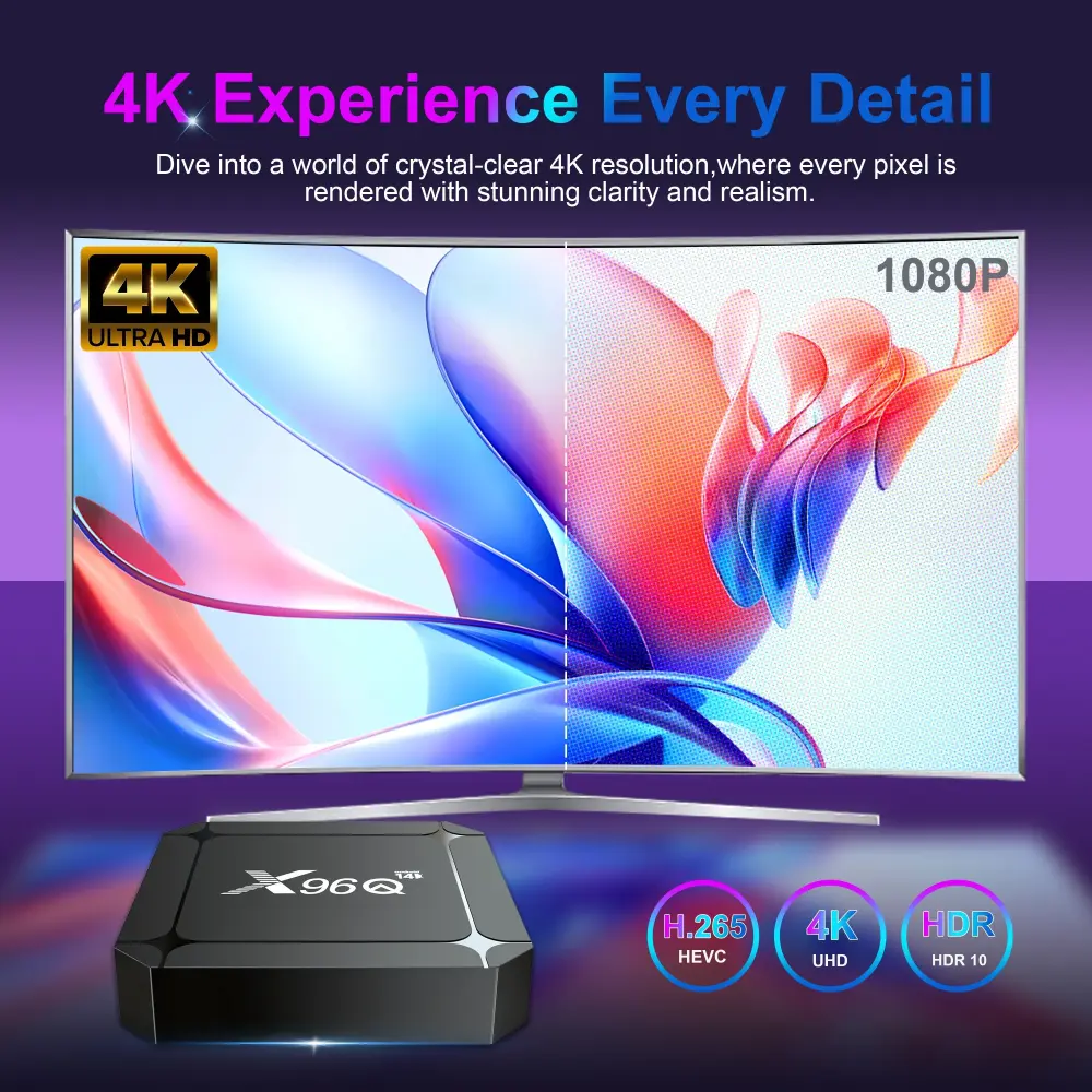 RockChip RK3518 X96Q RK3518 smart tv box manufacturer 3