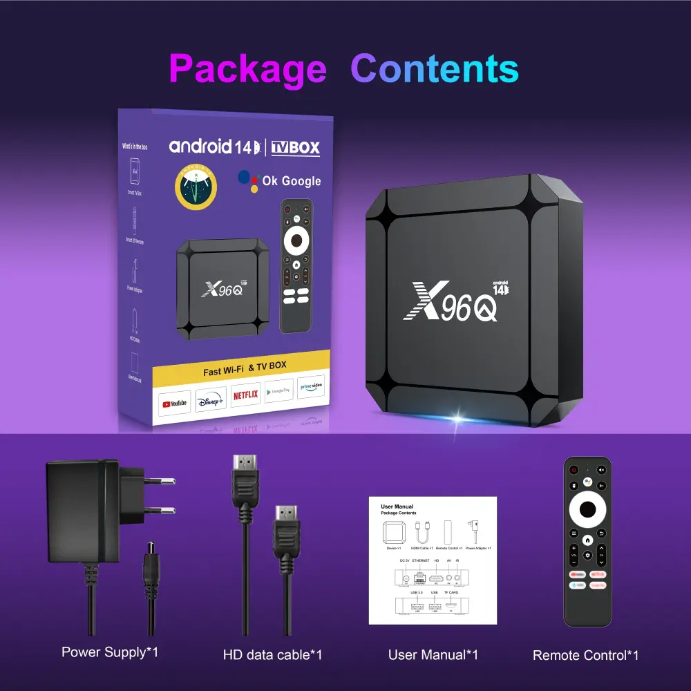 RockChip RK3518 X96Q RK3518 smart tv box Overall Look 9