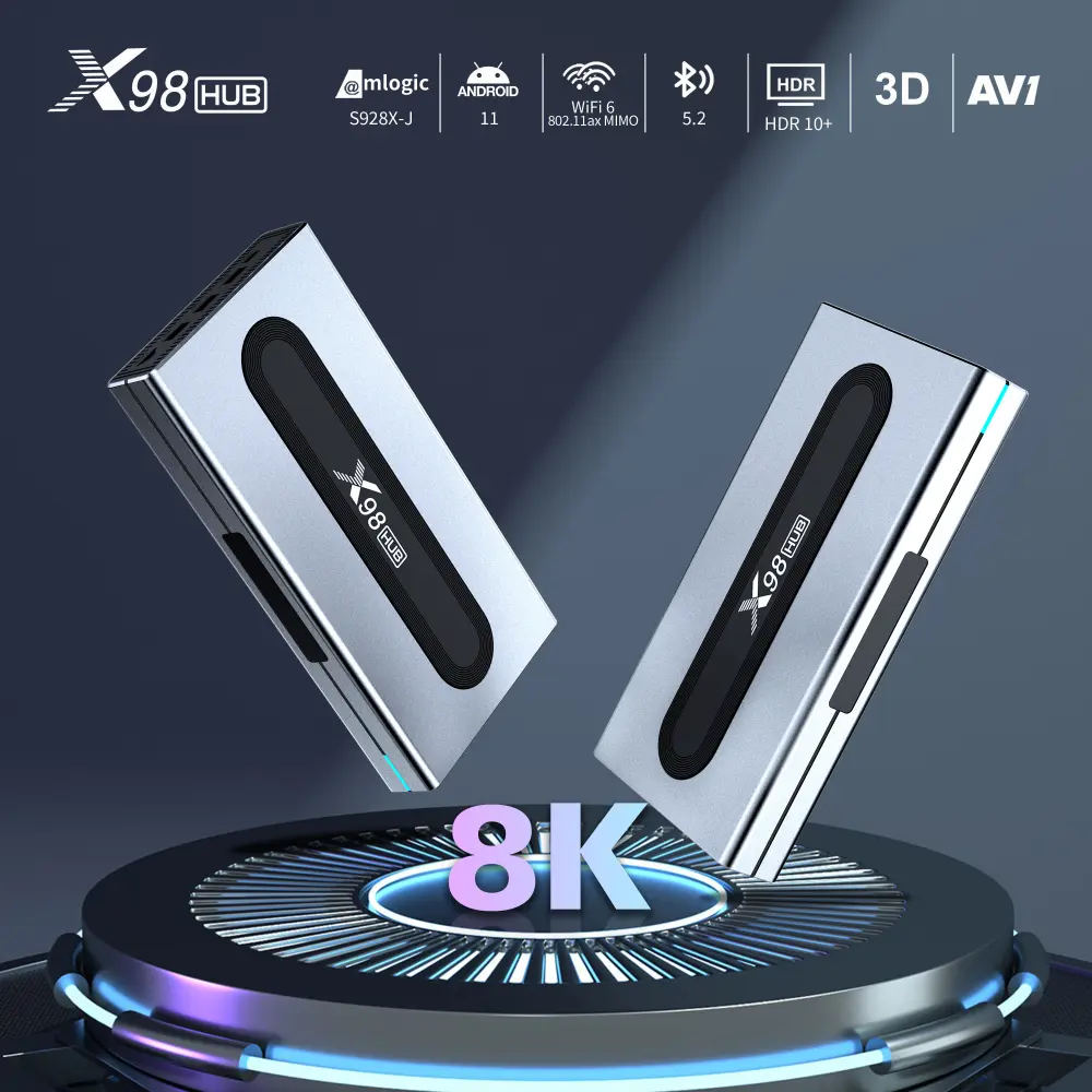 Amlogic S928 X X98 HUB OTT盒 Overall Look 8