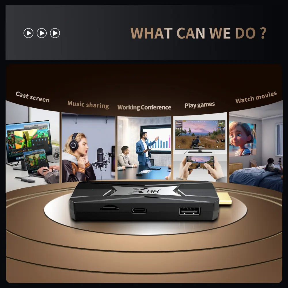 Amlogic S905X5M芯片驱动的X96 NEO电视棒 OEM manufacturer 9