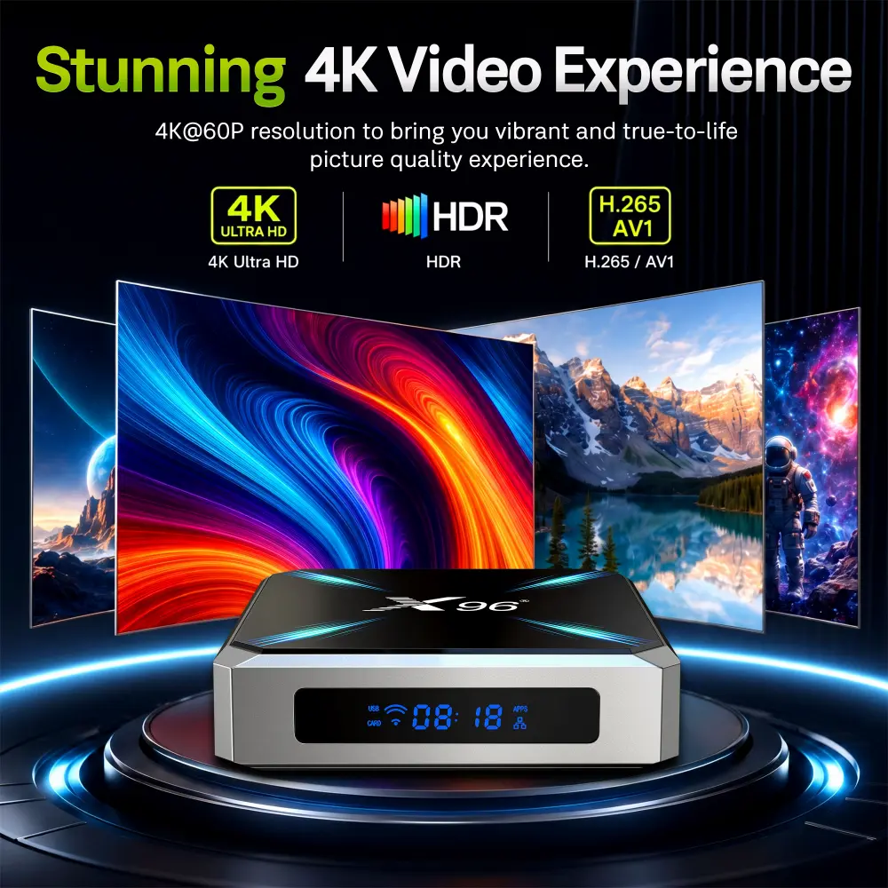 Allwinner H626 X96 lite媒体播放机顶盒 OEM manufacturer 4